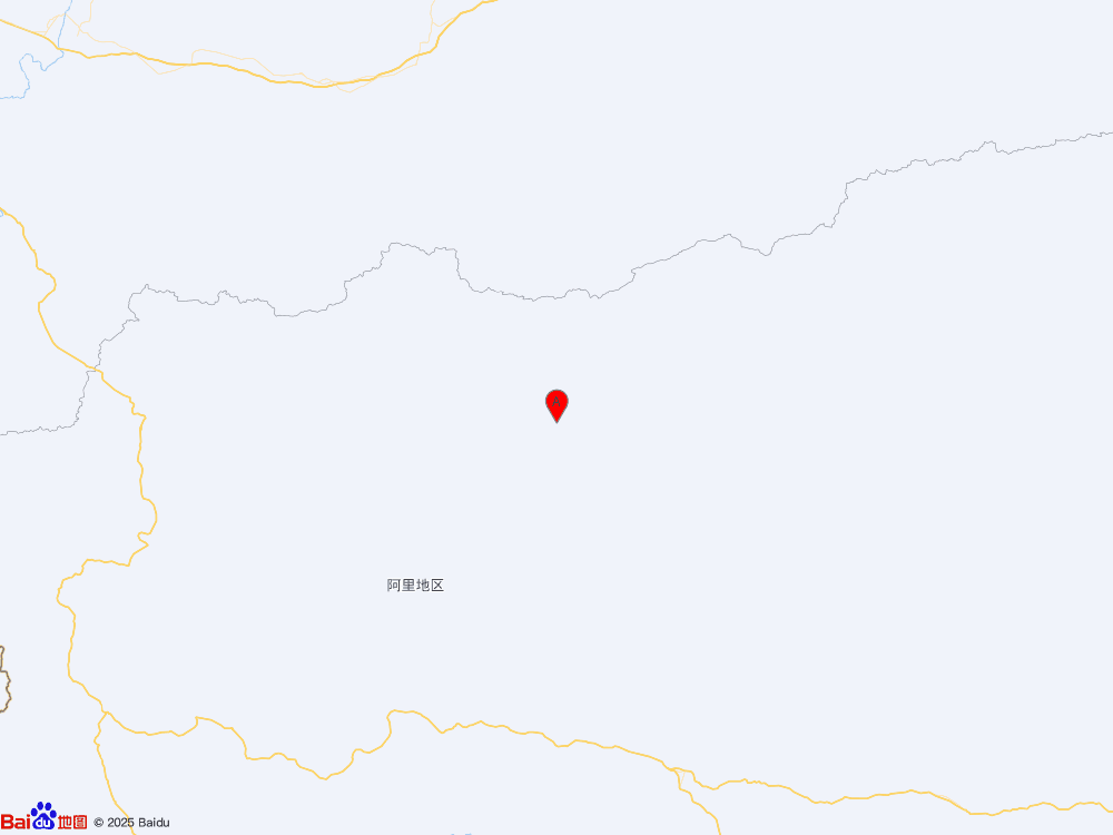 西藏阿里地区改则县（北纬34.55度，东经83.83度）发生3.5级地震
